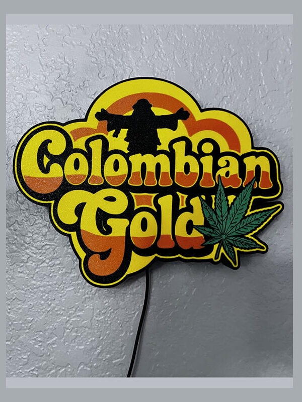 Colombian_gold_3D-LED_Sign-6 Colombian Gold Retro LED Light Box – Landrace Heritage Edition